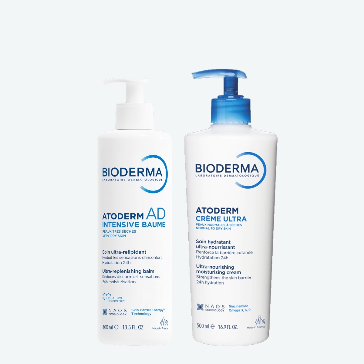 Atoderm Intensive AD Липидовосстанавливающий бальзам + Крем Ультра