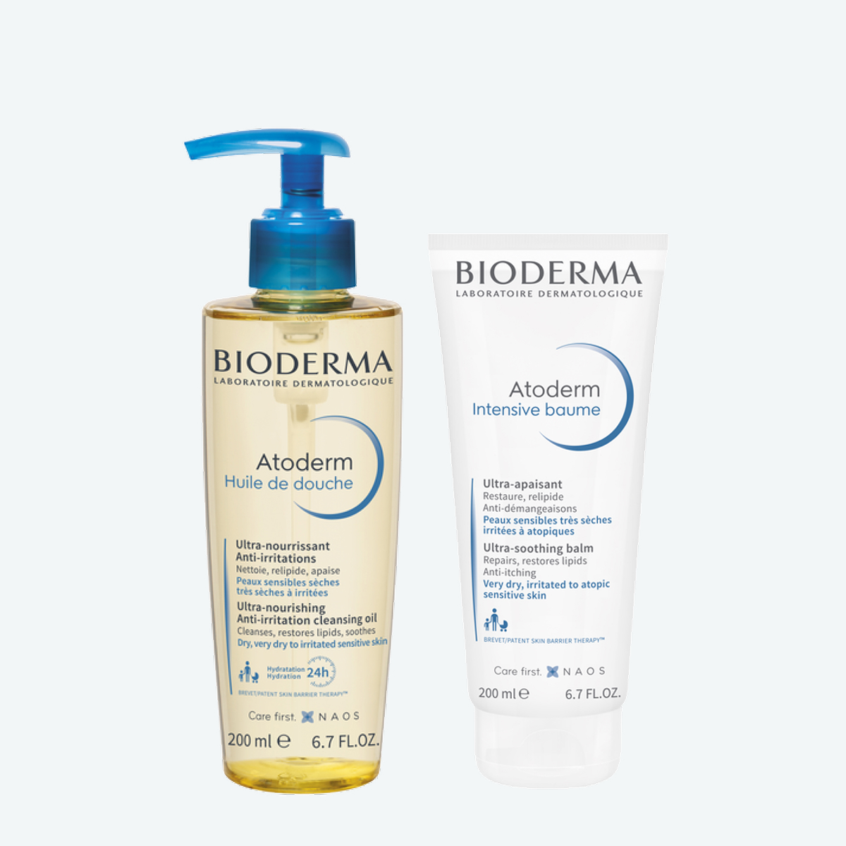 Bioderma набор «Очищение + Уход для сухой атопичной кожи»
