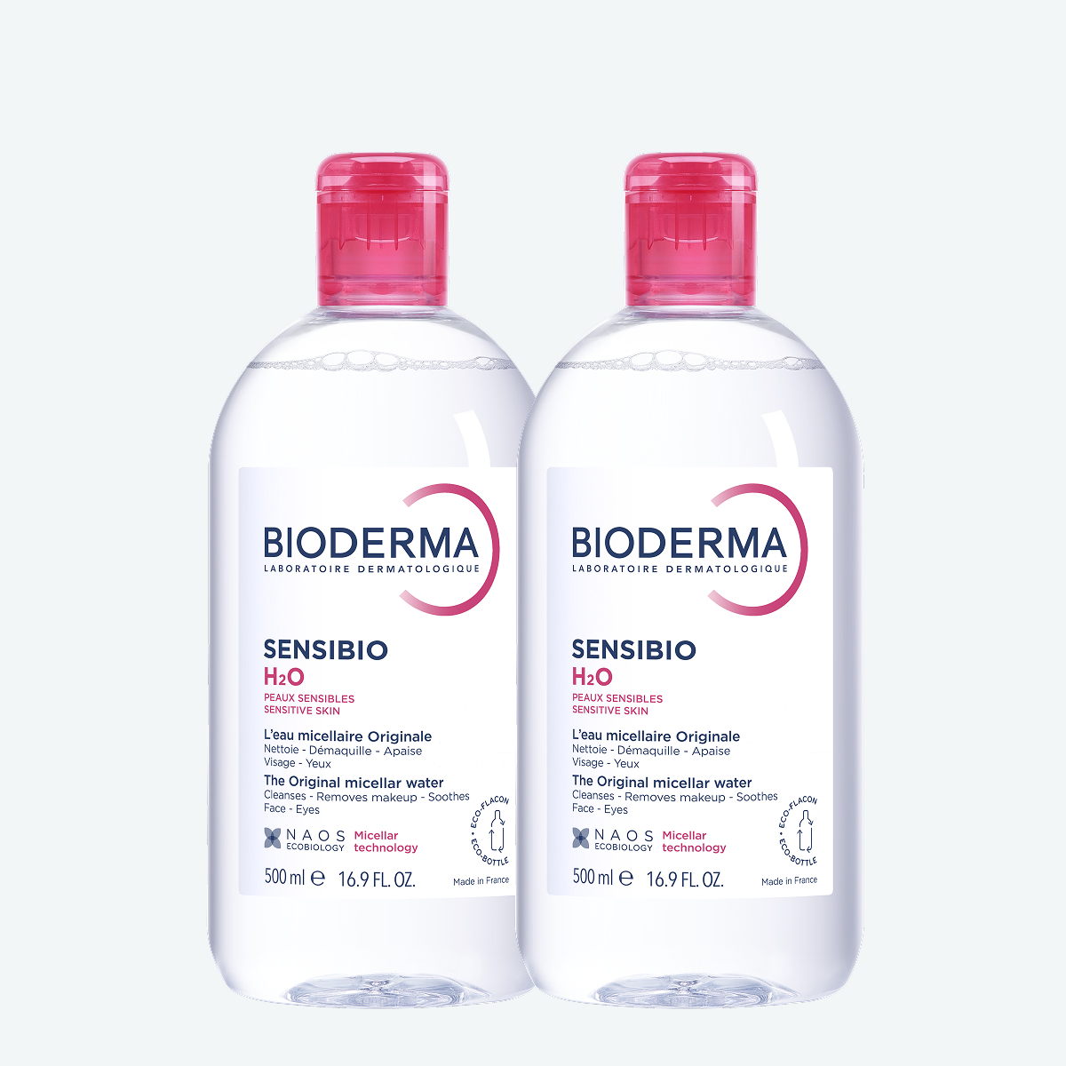Набор мицеллярной воды Sensibio H2O Bioderma 2 шт. BIODERMA №1 в России, фото