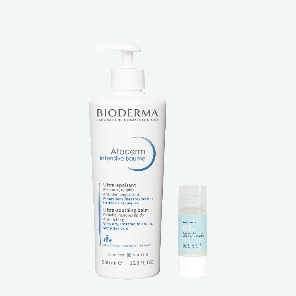 Набор Bioderma Atoderm Бальзам Интенсив, 500 мл + Etat Pur Сыворотка с алоэ Вера 0,5%
