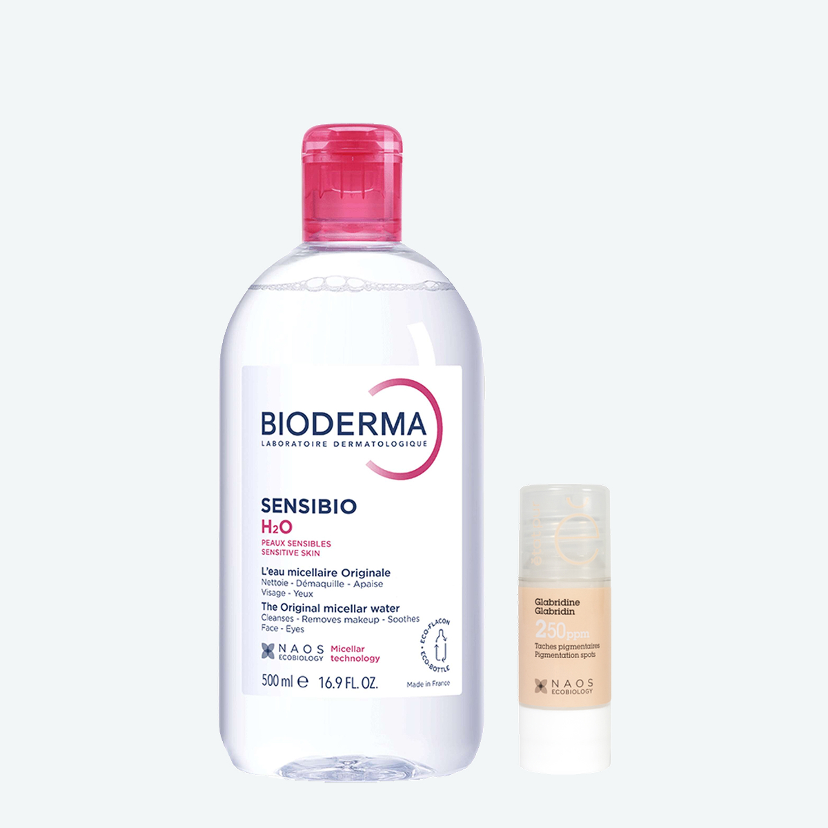 Набор Bioderma Sensibio H2O Мицеллярная вода, 500 мл + Etat Pur Сыворотка с глабридином