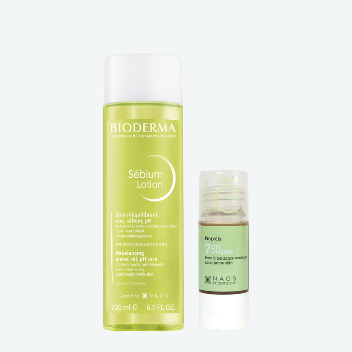 Набор Bioderma Sébium Лосьон, 200 мл + Etat Pur Сыворотка с прополисом