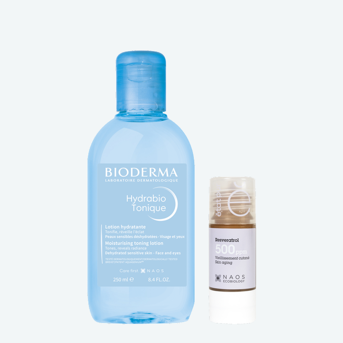Набор Bioderma Hydrabio увлажняющий лосьон, 250 мл + Etat Pur Сыворотка с ресвератролом