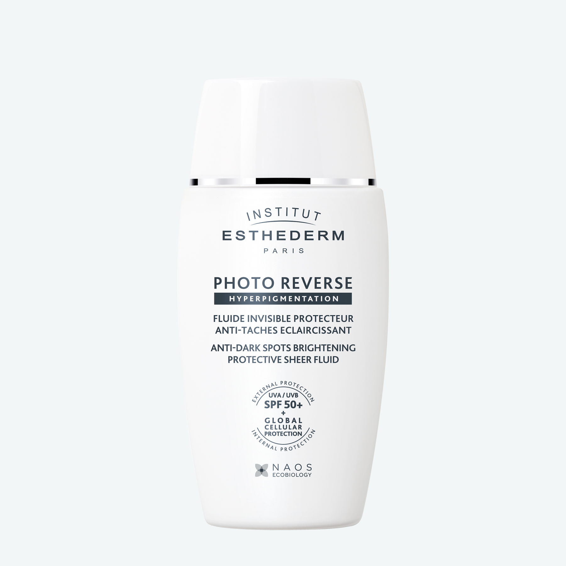 SUN CARE Солнцезащитный флюид против пигментных пятен Photo Reverse SPF50+ Institut Esthederm Защита от солнца и предотвращение пигментации миниатюра