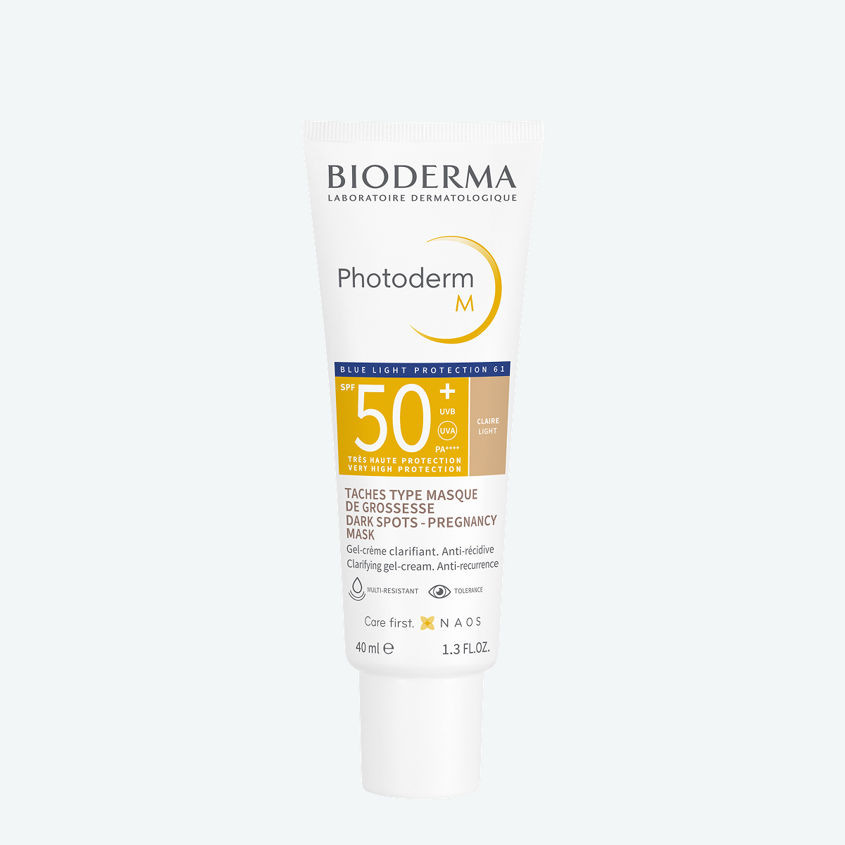 Photoderm Солнцезащитный крем-гель M SPF50+ Светлый оттенок BIODERMA Для чувствительной кожи с гиперпигментацией миниатюра