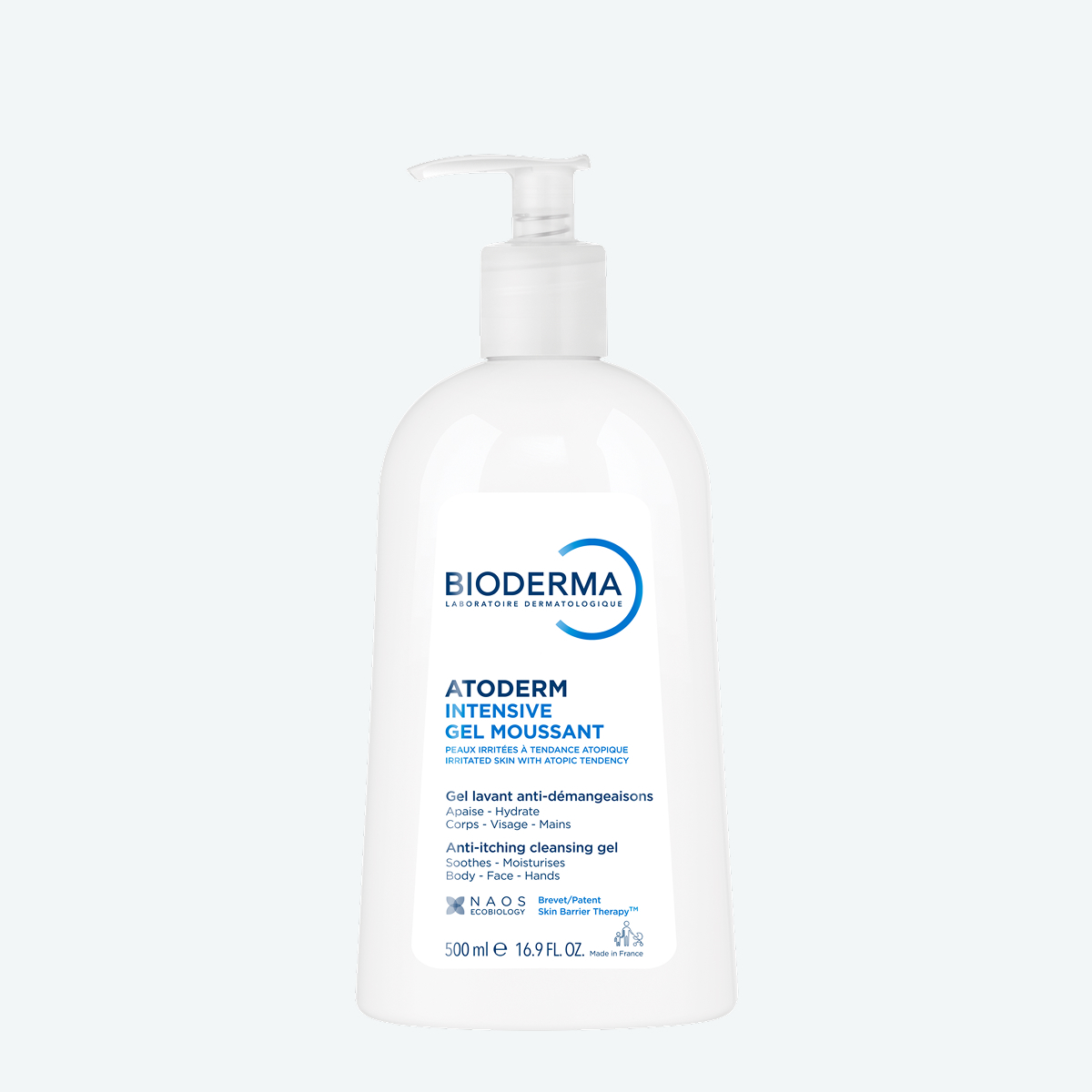 Atoderm Очищающий гель Интенсив BIODERMA Очищающий гель для сухой кожи тела на каждый день миниатюра