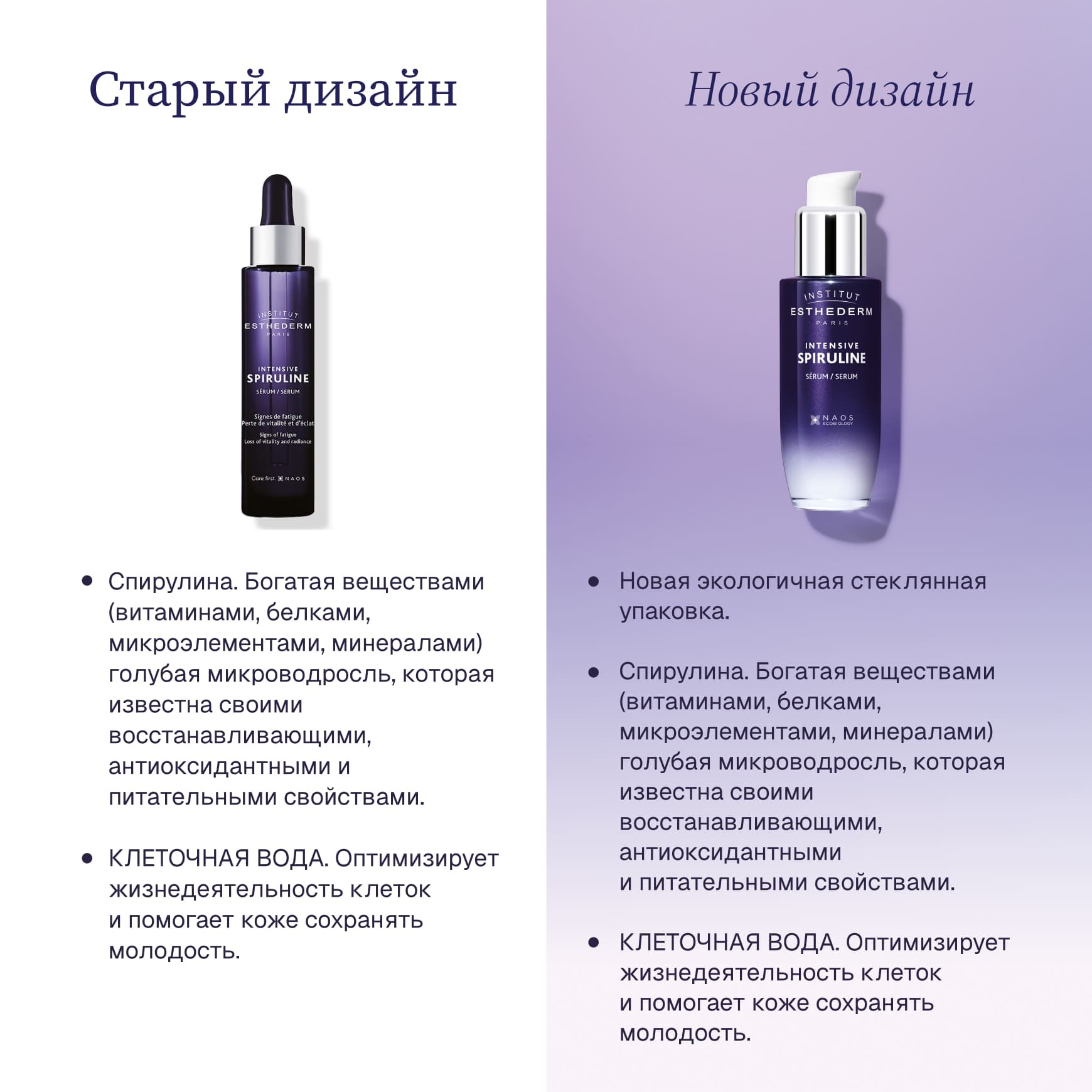 Intensive Spiruline Сыворотка со спирулиной Institut Esthederm Сыворотка повышает тонус кожи, восстанавливает сияние миниатюра 6