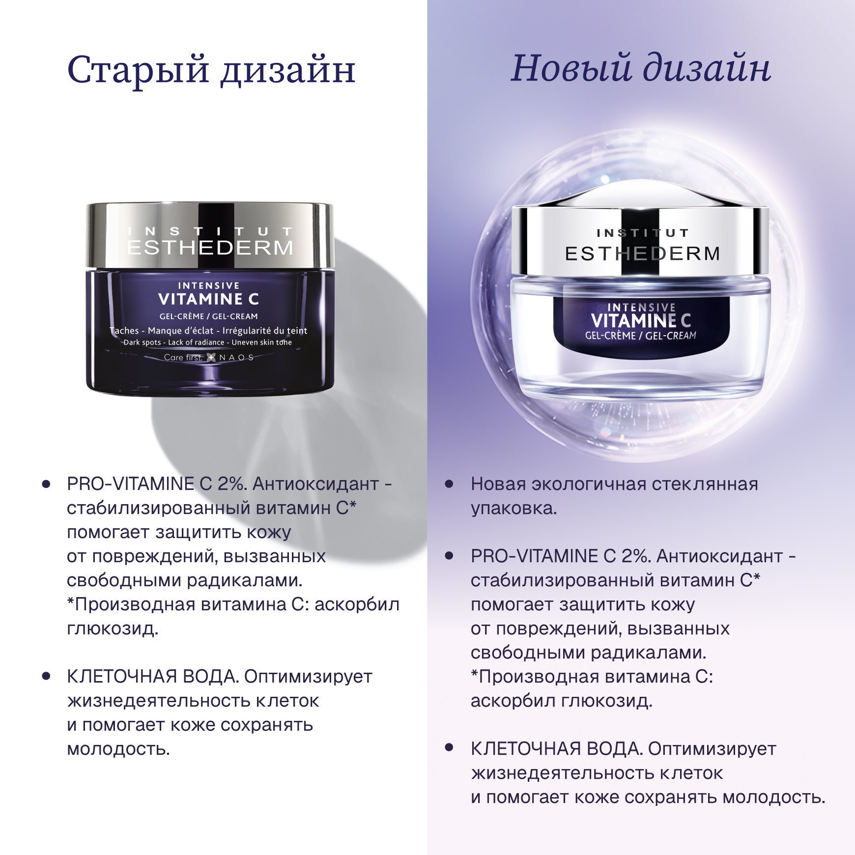 Intensive Vitamine C Гель-крем для лица и шеи с витамином C Institut Esthederm Уменьшает интенсивность пигментных пятен миниатюра 6