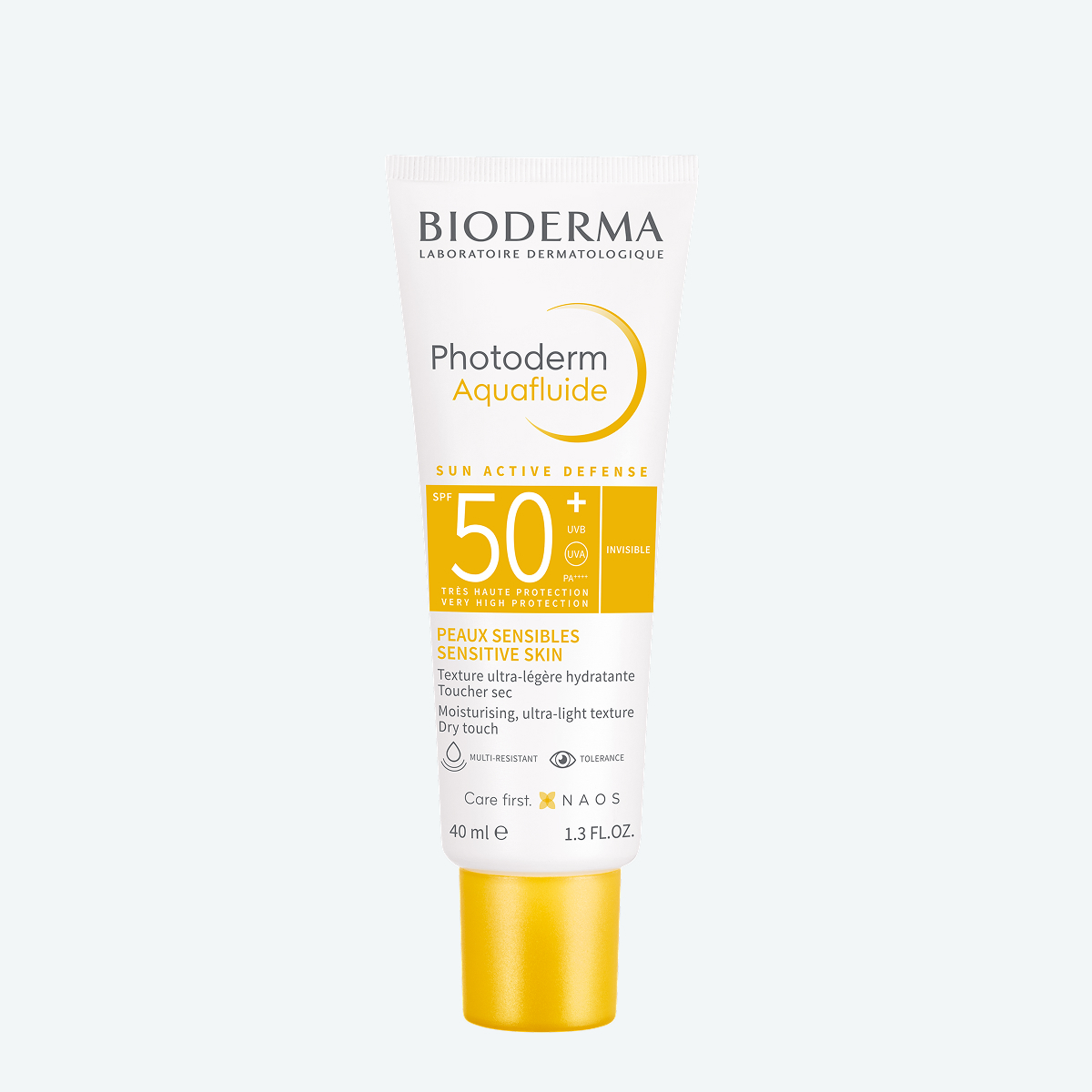 Photoderm Солнцезащитный Аквафлюид SPF50+ BIODERMA Увлажняющая, ультралегкая текстура с матирующим эффектом для всех типов кожи миниатюра