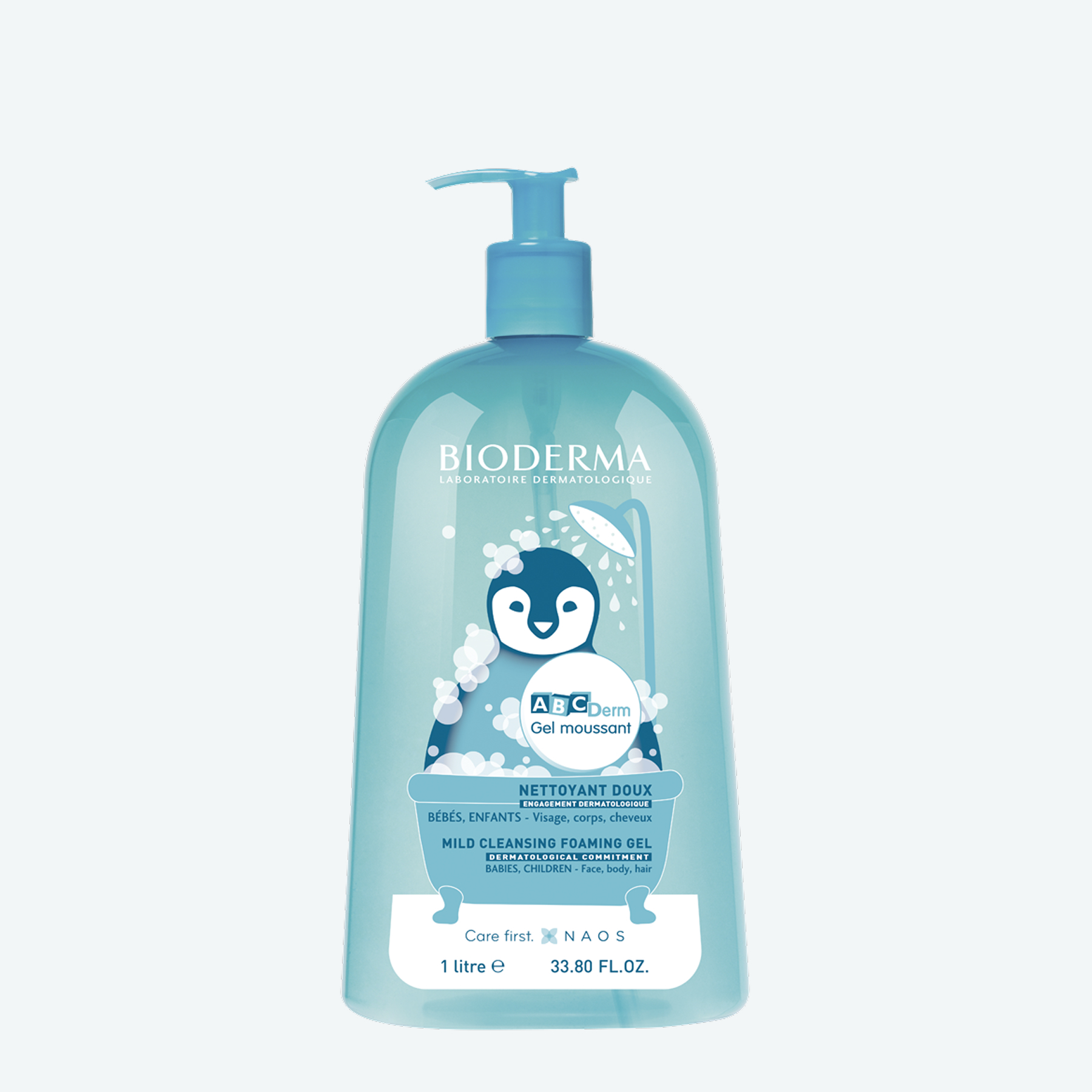 ABCDerm Очищающий гель для душа для детей BIODERMA Мягко и бережно очищает кожу миниатюра