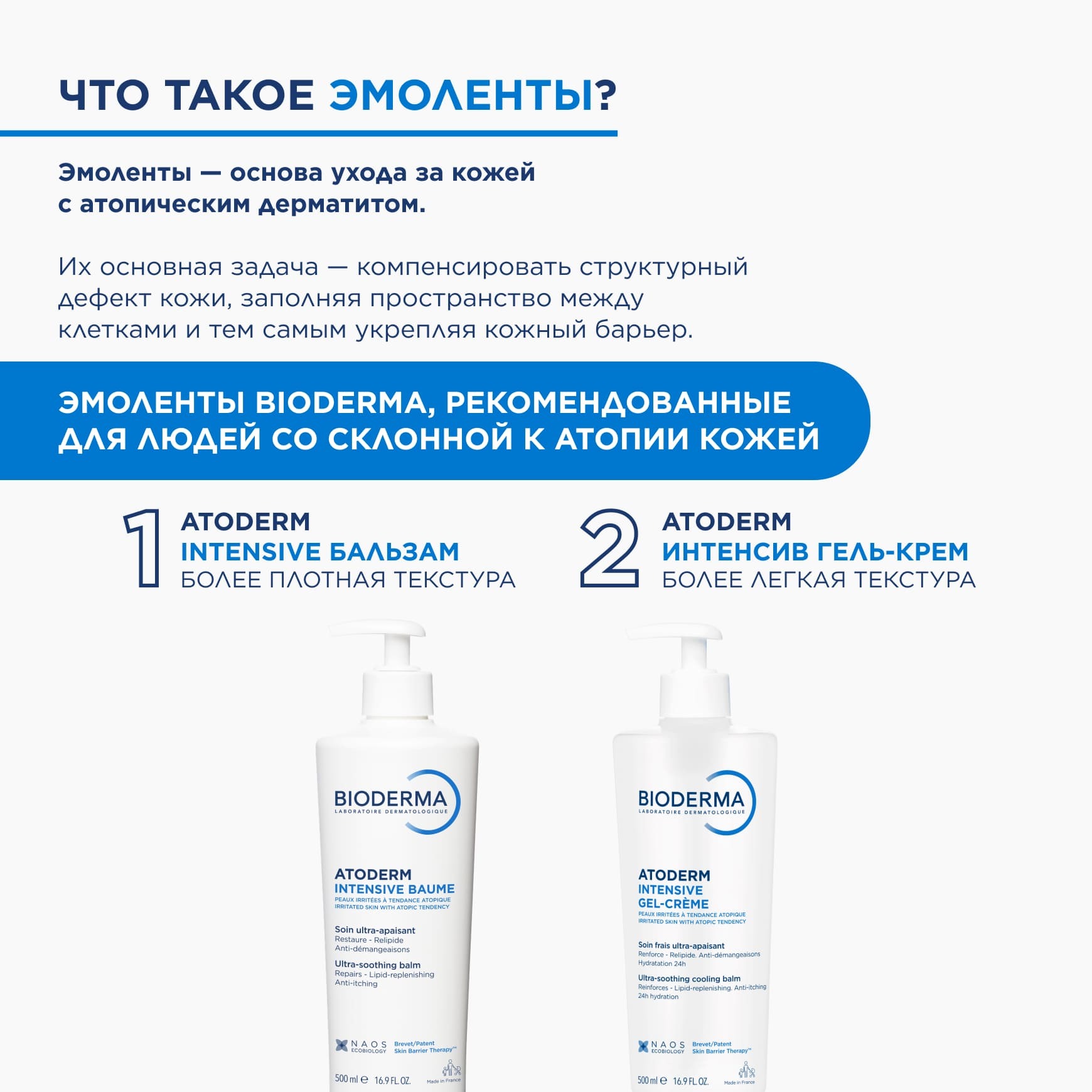 Atoderm Масло для душа BIODERMA Для сухой и склонной к атопии кожи миниатюра 7