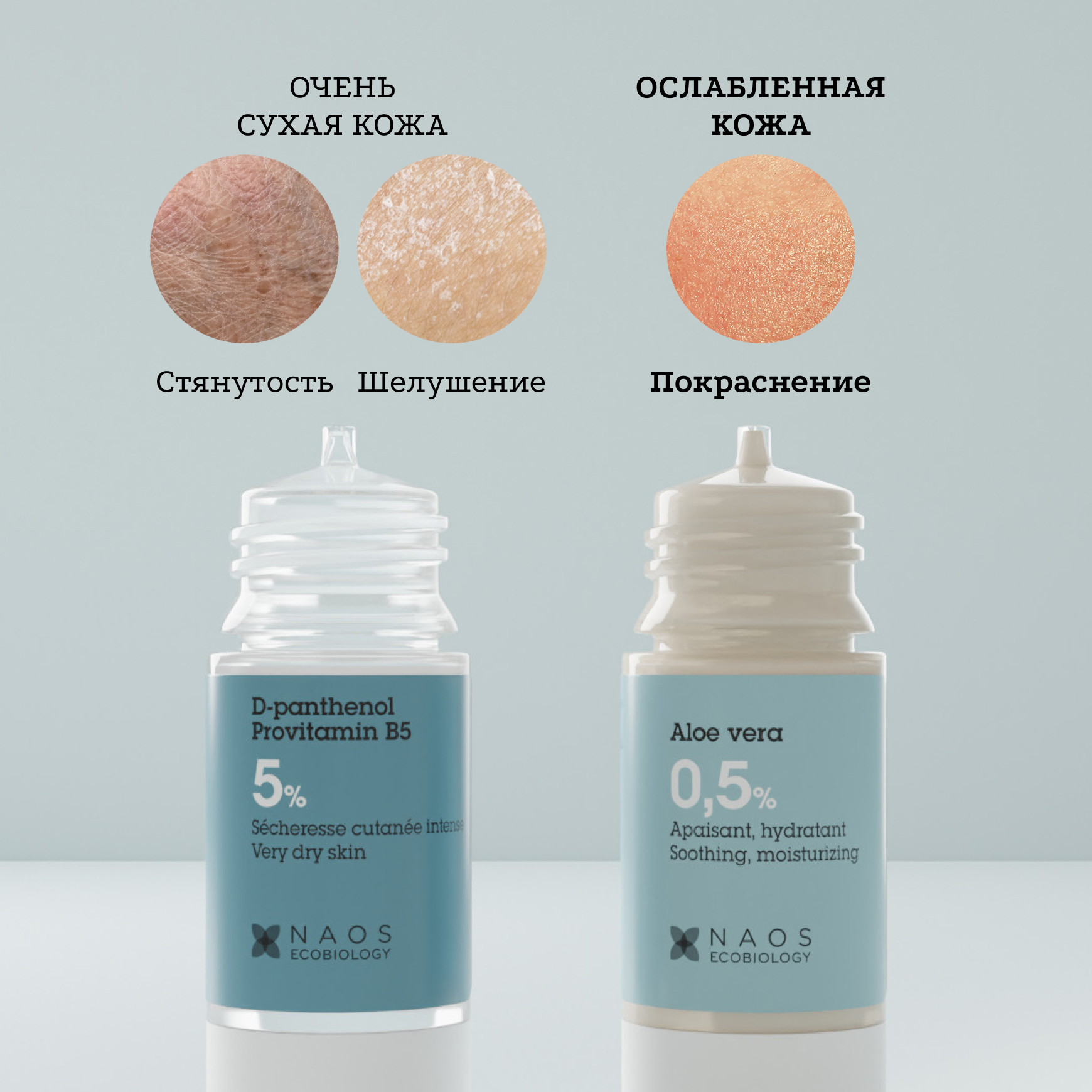 Активные молекулы Сыворотка с алоэ вера 0,5% Etat Pur Снижение чувства дискомфорта и стянутости миниатюра 6