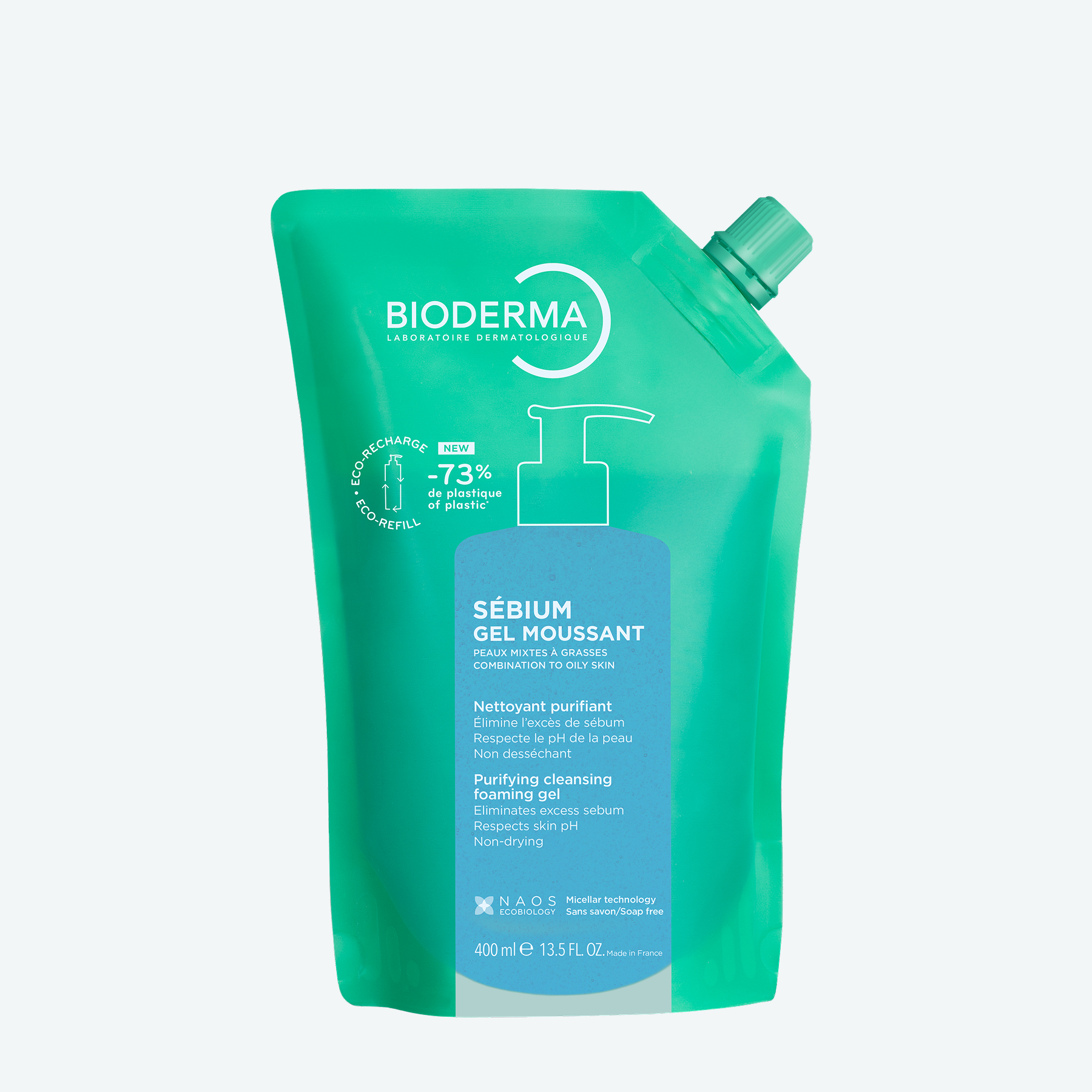 Sebium Очищающий гель (сменный блок) BIODERMA Для жирной и проблемной кожи миниатюра
