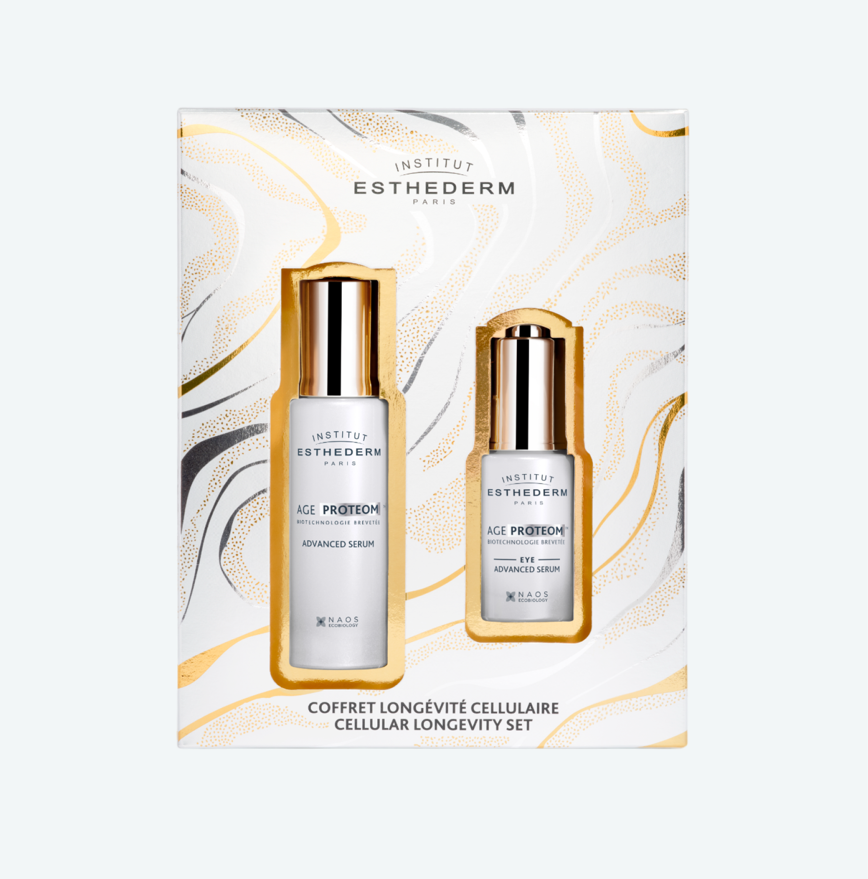 Age Proteom Набор «Продление молодости кожи Age Proteom» Institut Esthederm Сыворотка Age Proteom и Сыворотка для кожи вокруг глаз Age Proteom миниатюра