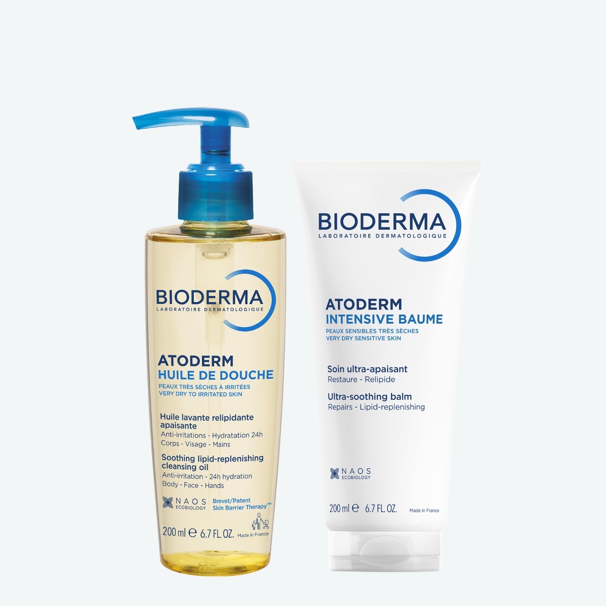 Bioderma набор «Очищение + Уход для сухой атопичной кожи» BIODERMA Для очень сухой и атопичной кожи, фото