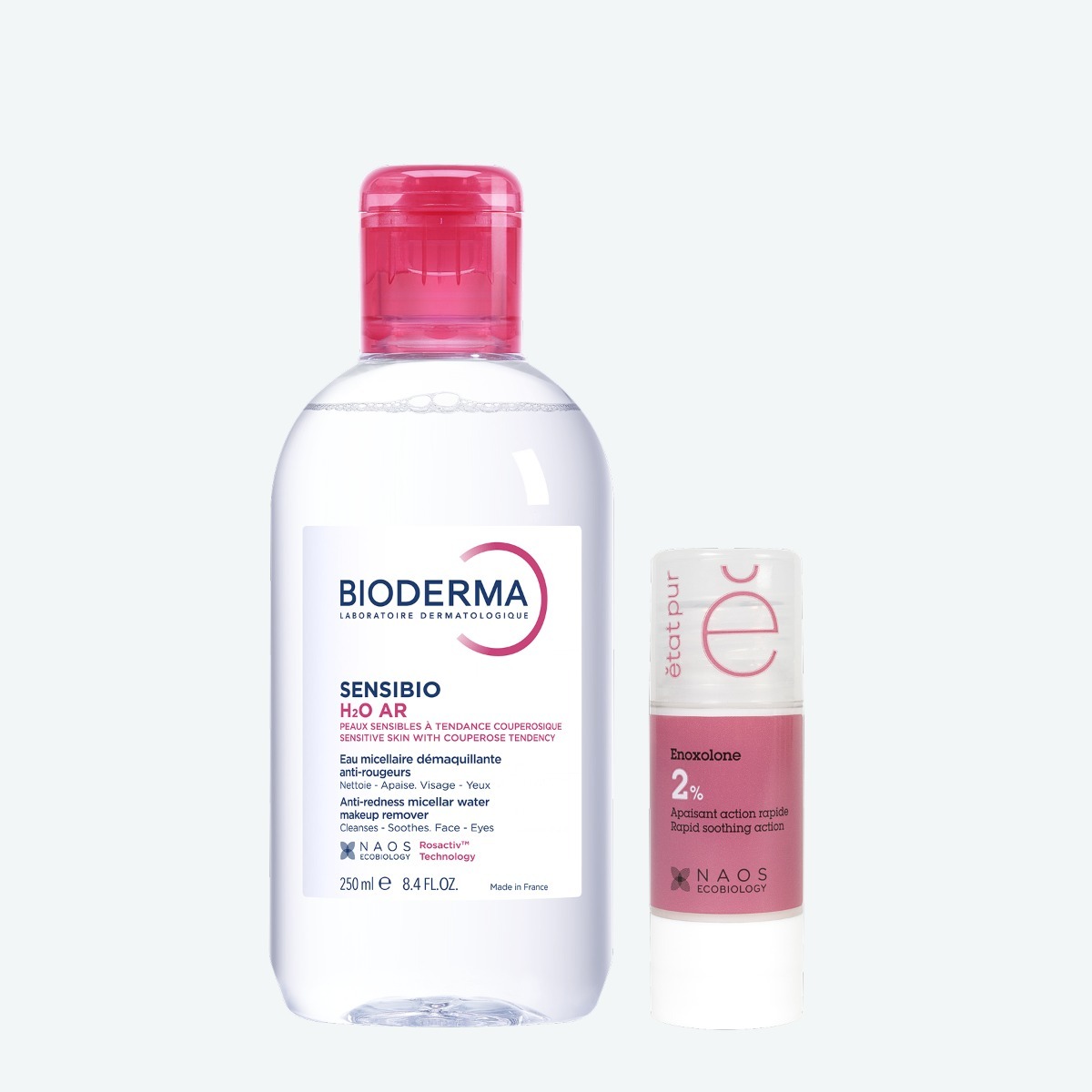 Набор Bioderma + Etat Pur для кожи с покраснениями. Бережное очищение и уход. BIODERMA Бережное очищение и уход, фото