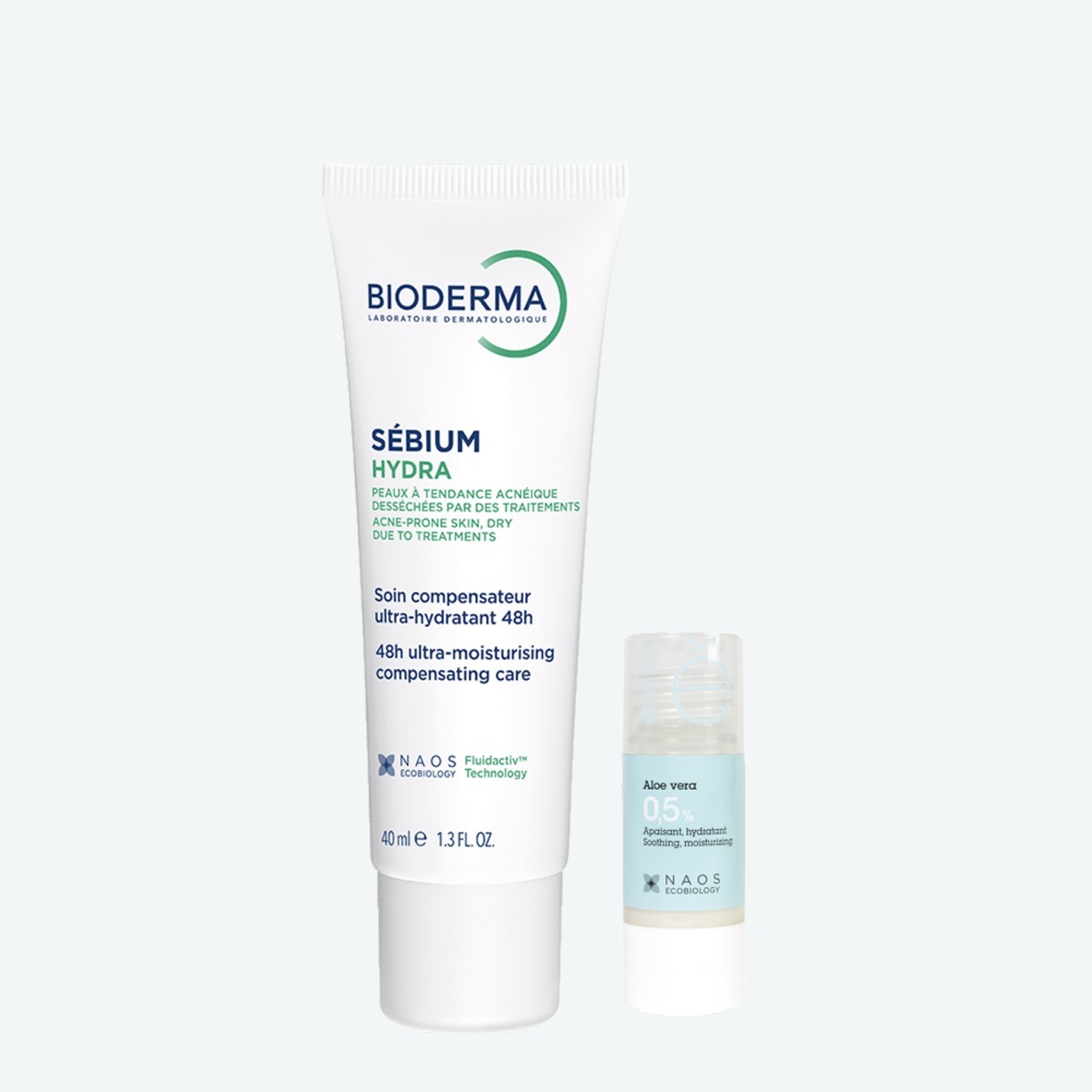 Набор Bioderma Sébium Гидра крем, 40 мл + Etat Pur Сыворотка с алоэ Вера 0,5% BIODERMA Снижение чувства дискомфорта проблемной кожи, фото
