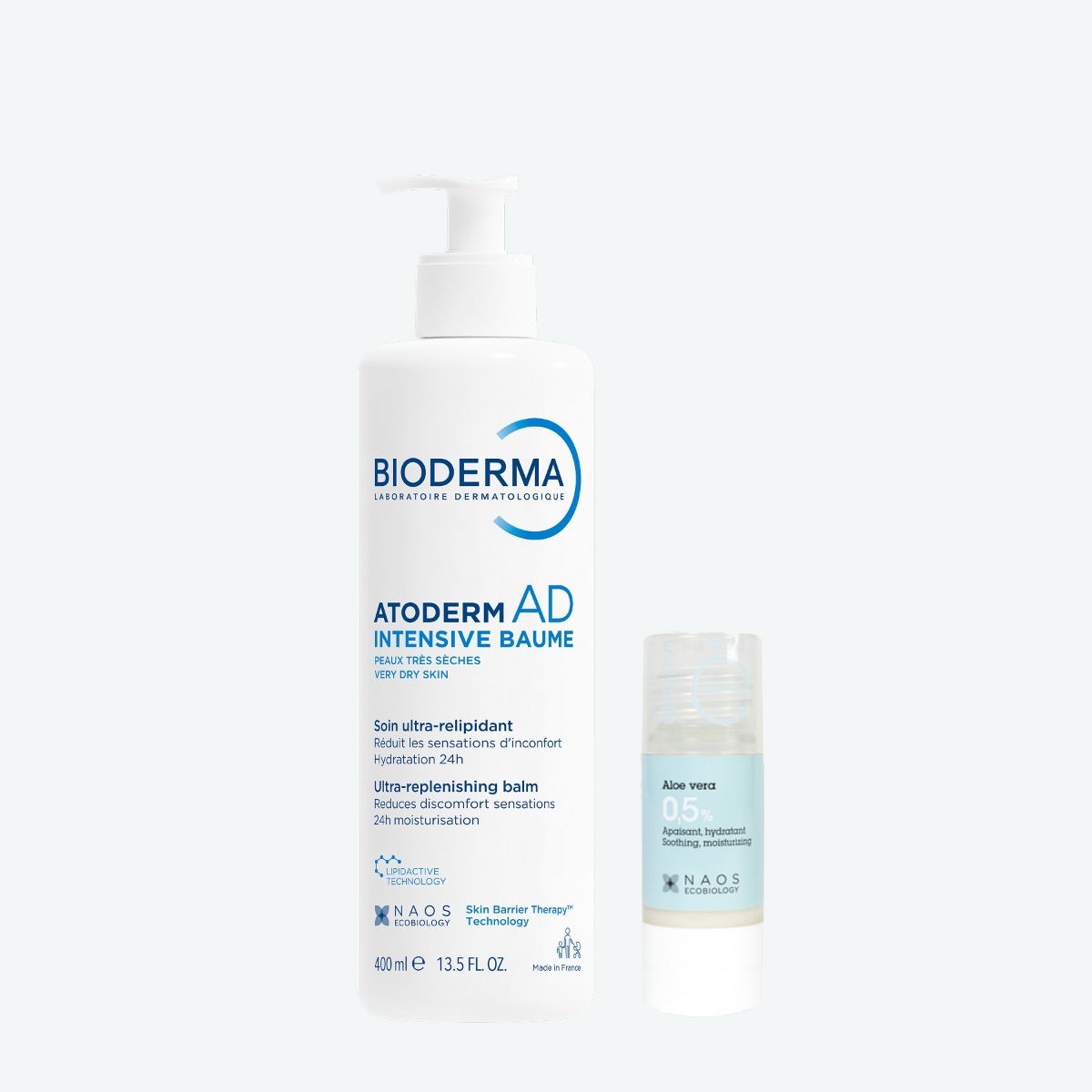 Набор Bioderma Atoderm Бальзам Интенсив, 500 мл + Etat Pur Сыворотка с алоэ Вера 0,5% BIODERMA Для сухой и очень сухой кожи, фото
