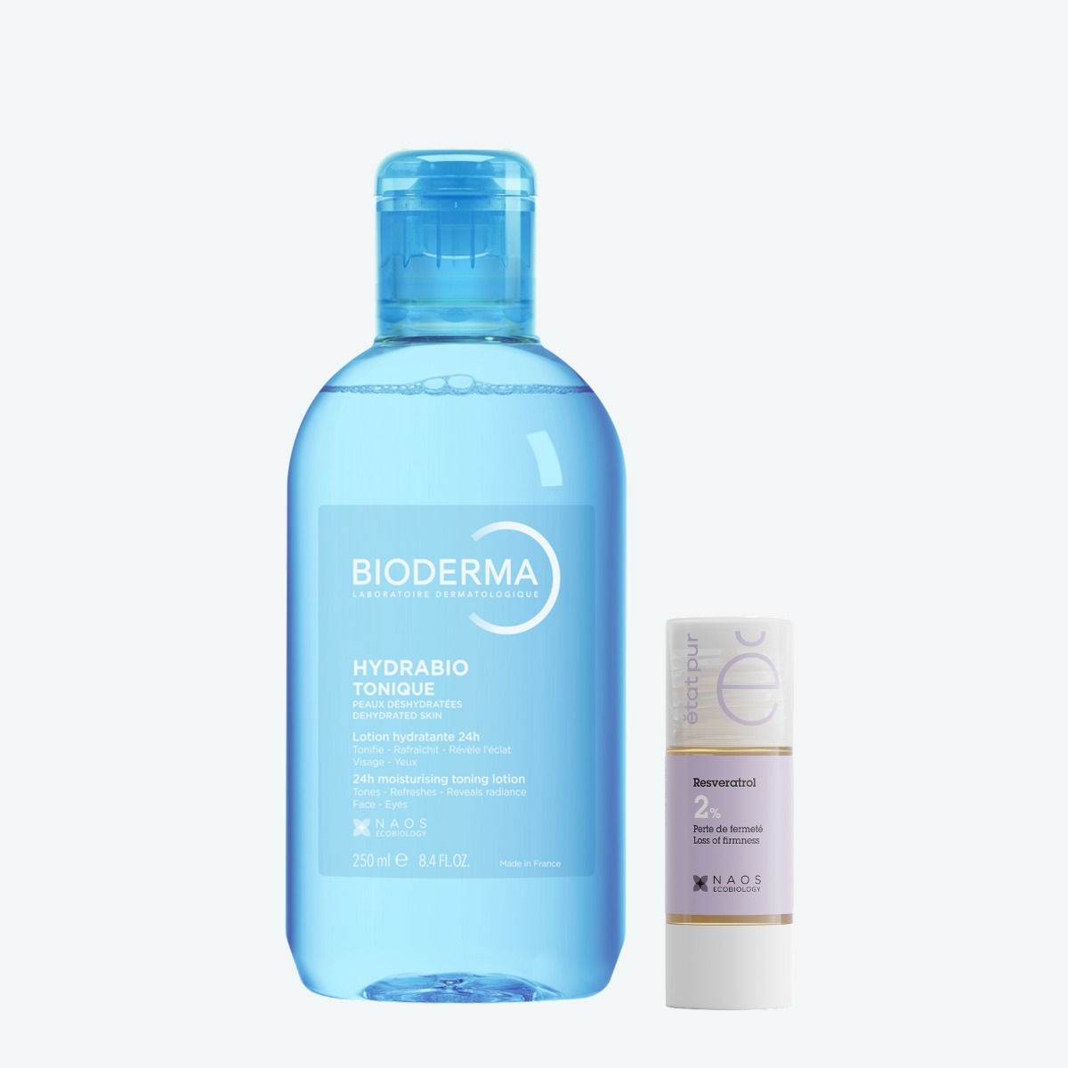 Набор Bioderma Hydrabio увлажняющий лосьон, 250 мл + Etat Pur Сыворотка с ресвератролом BIODERMA Предотвращение преждевременного старения, фото