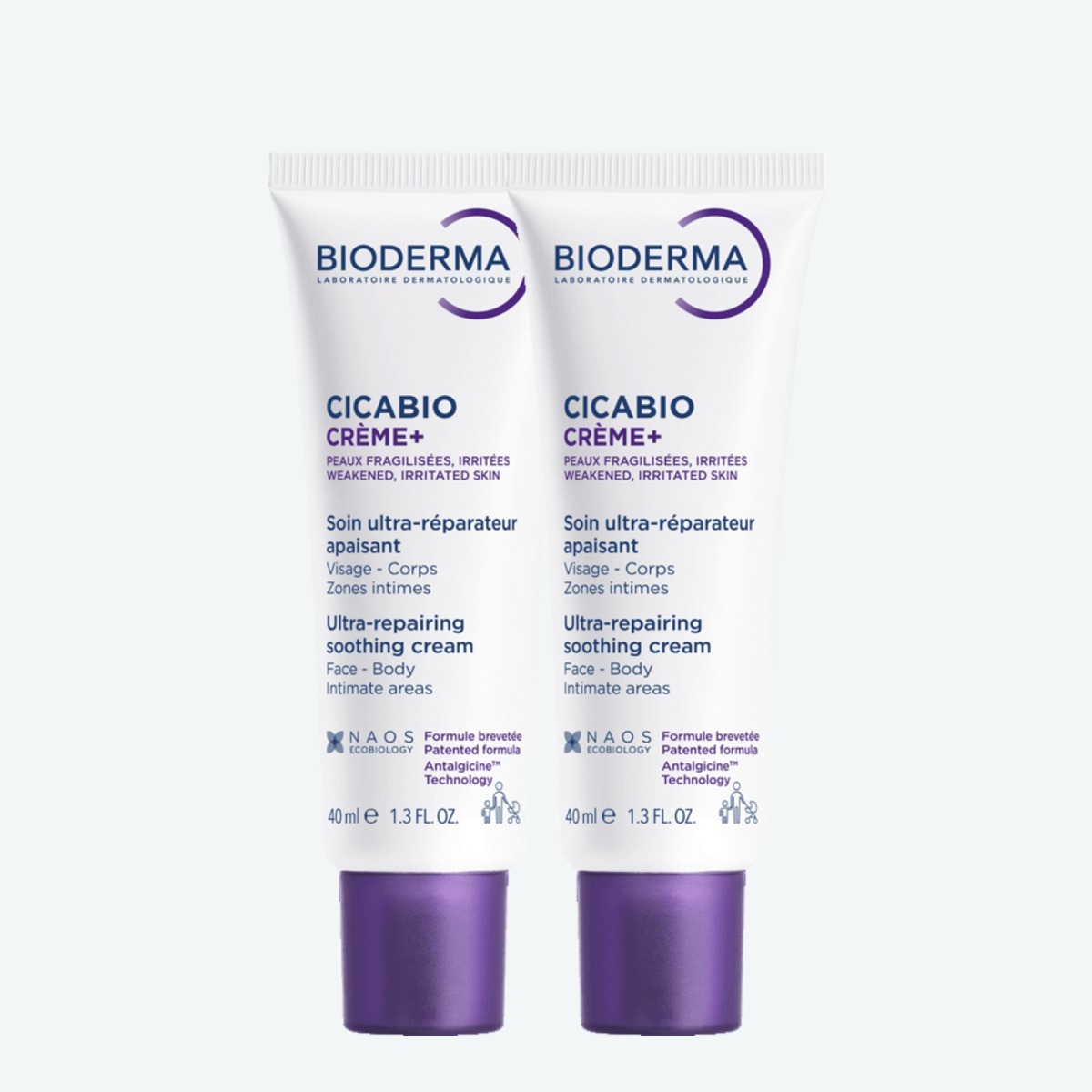 Cicabio Набор из 2х Восстанавливающих и успокаивающих кремов плюс BIODERMA Способствует естественному заживлению кожи миниатюра