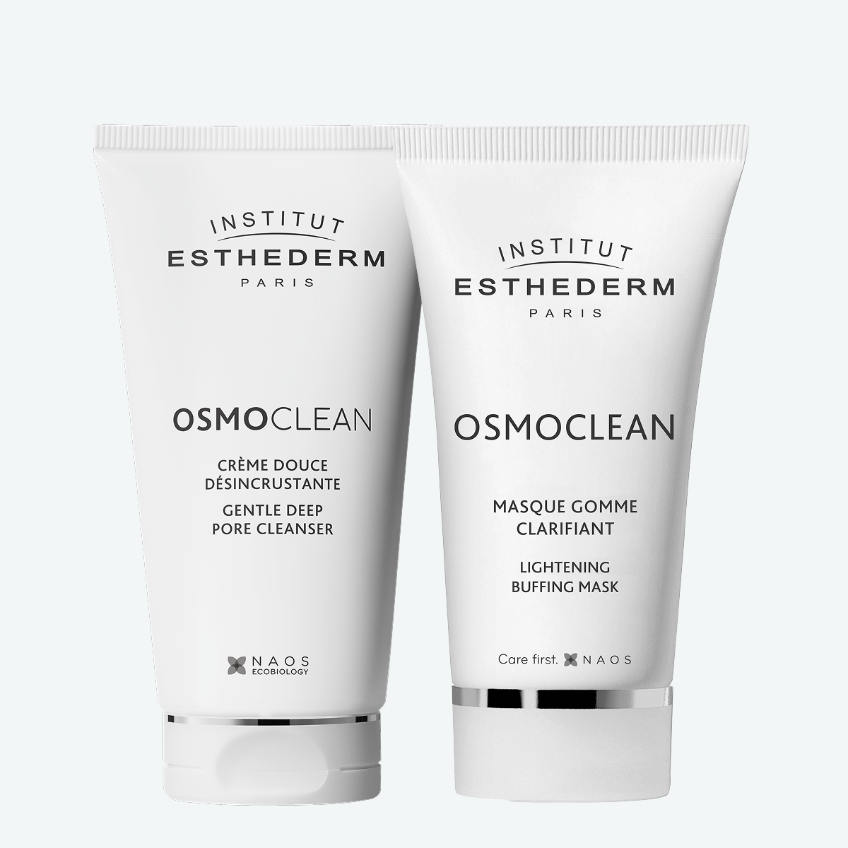 Osmoclean Набор Гуммирующая осветляющая маска и Крем-дезинкрустант Institut Esthederm Для выравнивания тона кожи и восстановления сияния кожи миниатюра