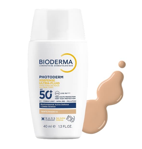 Солнцезащитный флюид для всех типов кожи SPF50+, светлый тон