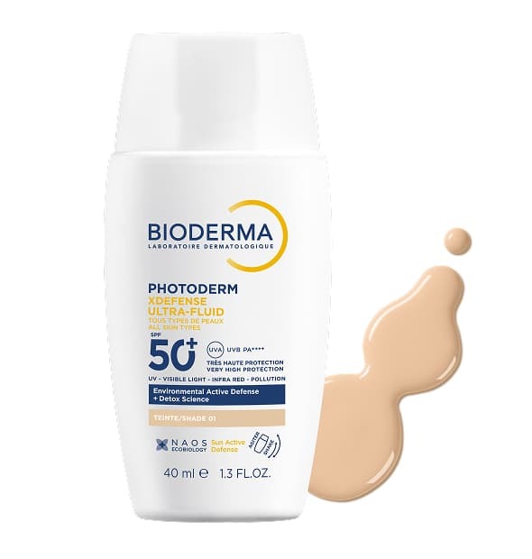 Солнцезащитный флюид для всех типов кожи SPF50+, очень светлый тон