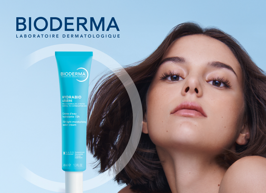 Повышенный кешбэк и скидка 20% на избранные средства BIODERMA для обезвоженной кожи HYDRABIO